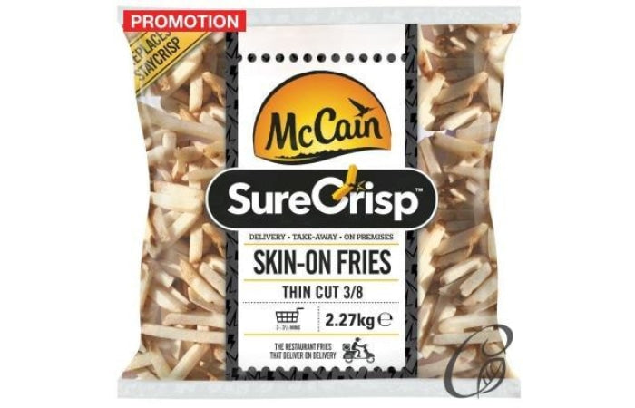 Thin Cut (3/8) (Stay-Crisp Skin On) Frozen Chips